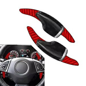 V{[ J} C7 Rxbgpbh XeAO zC[ Vtg bJ[ GNXeV- Red Steering Wheel Shift Rocker Extension for Chevrolet Camaro C7 Corvette-