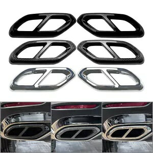 rCe[pCv}t[`bvJo[ xc GLC NX X254 2022+- Exhaust Tailpipe Muffler Tip Cover for Benz GLC-Class X254 2022+-