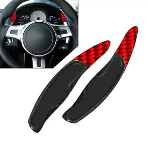 |VF JCG PC} 911 {NX^[pԂXeAO zC[ Vtg bJ[ GNXeV- Red steering wheel shift rockers extension for Porsche Cayenne Cayman 911 boxster-