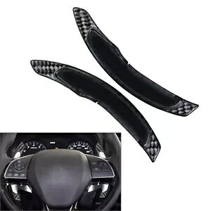 三菱ランサーアウトランダーエクリプスクロスASX用ブラックステアリングホイールシフトロッカー- Black Steering Wheel Shift Rocker for Mitsubishi LancerOutlander Eclipse Cross ASX-