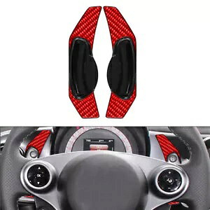 ZfXxcX}[gtH[c[tH[tH[p̐ԂXeAOzC[VtgbJ[GNXeV- Red steering wheel shift rocker extension for Mercedes Benz Smart Fortwo Forfour-