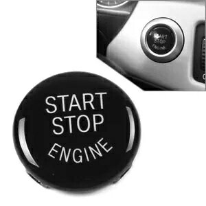 ubN X^[g Xgbv {^ Jo[ BMW dV[V 1 V[Y 3 V[Y 5 X1 X3 X5 X6 Z4-p Black Start Stop Button Cover for BMW Electric Chassis 1 Series 3 Series 5 X1 X3 X5 X6 Z4-