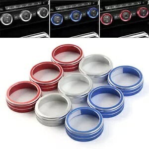 AC NC[g Rg[ O {^ Jo[ VW St WFb^ eBOA pT[g AgXp- AC Climate Control Ring Button Cover for VW Golf Jetta Tiguan Passat Atlas-