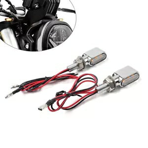 N[I[goC^[VOi~j^[VOifBXvCCgAo[N[jo[T- Chrome motorcycle turn signals mini turn signals display light amber chrome universal-