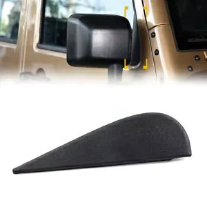 hATCh~[OpAbvPW[vO[ JK 2007-18 08 09- Door Side Mirror Triangle Flag Applique for Jeep Wrangler JK 2007-18 08 09-