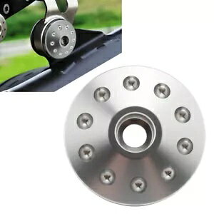 BMW R Nine T �I�[�g�o�C�p CNC �r�C�}�E���g���� �V���o�[- CNC Exhaust Mount Decoration for BMW R Nine T Motorcycle Silver-