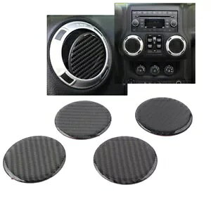 _bV{[hGARxgJo[g W[vO[ JK JL 2007-2022 4p Dashboard Air Condition Vent Cover Trim for Jeep Wrangler JK JL 2007-2022 4PCS-