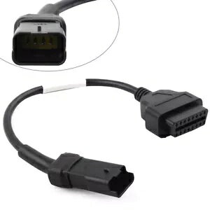 Ducati 696 796 4Pin  16pin OBD2 A_v^[vOP[uffRlN^ mo ɓK Fit Ducati 696 796 4Pin to 16pin OBD2 Adapter Plug Cable Diagnostic Connector mo