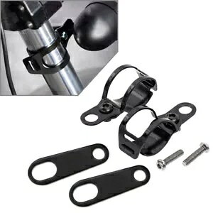 I[goC^[VOiP[^[z_[tH[NNvVbNuPbgJtF[T[p Motorcycle TURN SIGNAL Relocater Holder Fork Clamps Shock Bracket For Cafe Racer