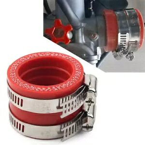OKO PWK KEIHIN 28/30 ~[gLu^[SA_v^[Ce[N}jz[h[^[ For OKO PWK KEIHIN 28/30mm Carburetor Rubber Adapter Intake Manifold Motor Red