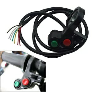 7/8 "ATV E-oCNnho[z[MI/ItCg 3  1 XCb`I[goC 7/8" ATV E-bike Handlebar Horn Turn Signal On/Off Light 3 In 1 Switch Motorcycle