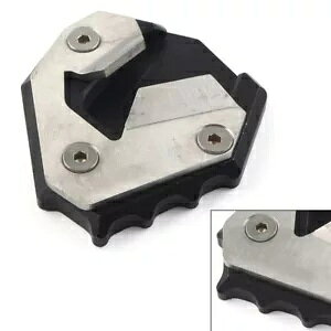 �L�b�N�X�^���h �T�C�h�X�^���h �����L�΂��t�b�g�T�|�[�g�v���[�g �u���b�N BMW S1000XR 2014-2018�ɓK�� Kickstand Side Stand Enlarger Foot Support Plate Black Fit BMW S1000XR 2014-2018 �y���s�A���i�z