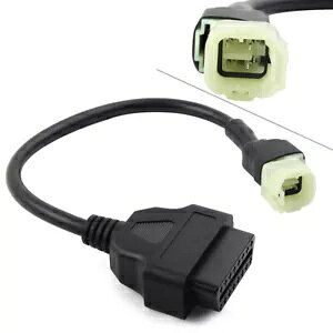 4s16sOBD2P[uRlN^ffA_v^[z_CBR600/1000RRɓK 4 Pin to 16 Pin OBD2 Cable Connectors Diagnostic Adapter Fit Honda CBR600/1000RR