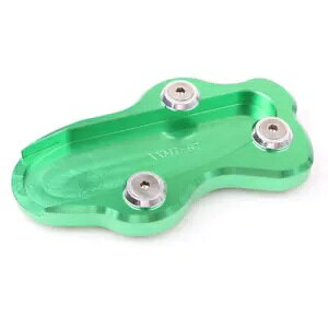 �T�C�h�L�b�N�X�^���h�p�b�h�����v���[�g KSWASAKI VN900 CLASSIC 2006 - 2015 �O���[�� Side Kick Stand Pad Extension Plate For KSWASAKI VN900 CLASSIC 2006 - 2015 GREEN �y���s�A���i�z