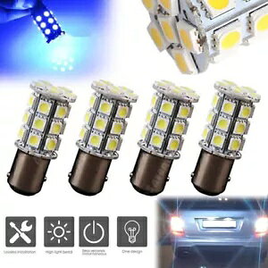 }{[g LED Cgu[ BA15D 5050 27 SMD Lrvd 4 p Marine Boat LED Light Blue BA15D 5050 27 SMD Cabin Lamp Bulb 4pcs UK