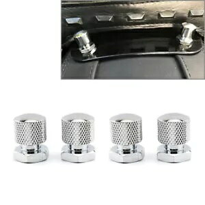 \V[gibgtibg 1/4"-20 XbhVo[n[[c[O\teCp Solo Seat Nuts Mounting Nuts 1/4"-20 Thread Silver For Harley Touring Softail