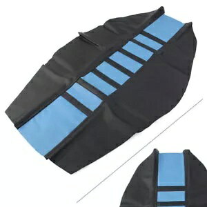 Motor Pro uto[Obp[ \tgV[gJo[ tBbg HONDA YAMAHA SUZUKI u[ Motor Pro Ribbed Rubber Gripper Soft Seat Cover Fit HONDA YAMAHA SUZUKI Blue