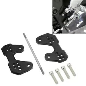 ���A�Z�b�g �x�[�X���t���u���P�b�g ���A�Z�b�g�v���[�g ���}�n YZF R3 R25 15-16 �u���b�N�ɓK�� Rearsets Base Mounting Bracket Rear Set Plate Fit Yamaha YZF R3 R25 15-16 Black �y���s�A���i�z