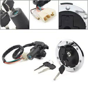 Kawasaki Ninja ZX6R 2000-2002 ZX7R/9R RKXLbv_΃XCb`bNZbgɓK Fit Kawasaki Ninja ZX6R 2000-2002 ZX7R/9R Fuel Gas Cap Ignition Switch Lock Set