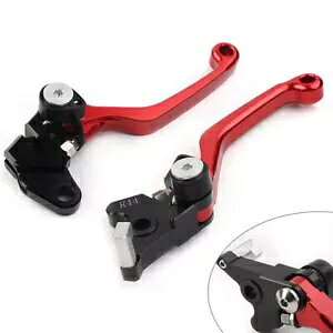 JTL KLX250 D-TRACKER 93-97 s{bg _[g Nb` u[L o[ A~jE bhɓK Fit Kawasaki KLX250 D-TRACKER 93-97 Pivot Dirt Clutch Brake Levers Aluminum RED
