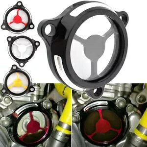 XYL DRZ400 DRZ 400S DRZ 400SM DRZ400E 2021 GWICtB^[Jo[ zCg Fit SUZUKI DRZ400 DRZ 400S DRZ 400SM DRZ400E 2021 Engine Oil Filter Cover White