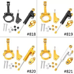 Kawasaki ER6N 2006 -2008 07 �A���~�X�e�A�����O�_���p�[�X�^�r���C�U�[�u���P�b�g�L�b�g�ɓK�� Fit Kawasaki ER6N 2006 -2008 07 Aluminum Steering Damper Stabilizer Bracket Kits