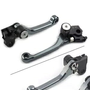 z_ CRF250R 2007-2022 CRF450R 2007-2020 u[L Nb` o[ s{bg O[ɓK Fit Honda CRF250R 2007-2022 CRF450R 2007-2020 Brake Clutch Levers Pivot GREY