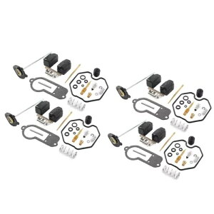 4x Lu^[KXPbgCt[gLbg z_ 1976-78 CB750A CB750 Hondamatic ɓK 4x Carburetor Gasket Repair Float Kit Fit Honda 1976-78 CB750A CB750 Hondamatic