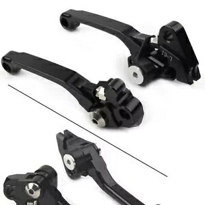 _[gs{bgNb`u[Lo[ JTL KX250F 2005-12 KX450F 2006-12 ubNɓK Dirt Pivot Clutch Brake Levers Fit Kawasaki KX250F 2005-12 KX450F 2006-12 Black
