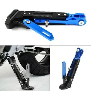 ~ߒ\ȃLbNX^htbgTChT|[gX^h[^[XeXX`[ Non-slip Adjustable Kickstand Foot Side Support Stand Motor Stainless steel
