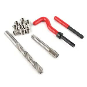 15PC M12X1.0 [g˂CCXg[c[}Lbg M12 wRCRC DO 15PC M12X1.0 Metric Thread Repair Install Tool Insert Kit M12 Helicoil Coil DO