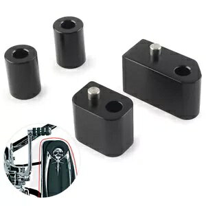 1-1/4 C`hCo[tA{[hXy[T[GNXeVn[[Xg[ggCOChpubN 1-1/4'' Driver Floorboard Spacer Extension For Harley Street Tri Glide Black