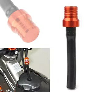 CNC _[gsbgoCN ATV NbhKXR^NGAxgz[X`[uu[U[IW CNC For Dirt Pit Bike ATV Quad Gas Fuel Tank Air Vent Hose Tube Breather Orange