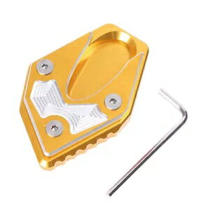 XYL GSX 250R 2017 2018 TChLbNX^h X^h tbgv[gpbh S[hɓK Fit Suzuki GSX 250R 2017 2018 Side Kickstand Stand Foot Plate Extension Pad Gold