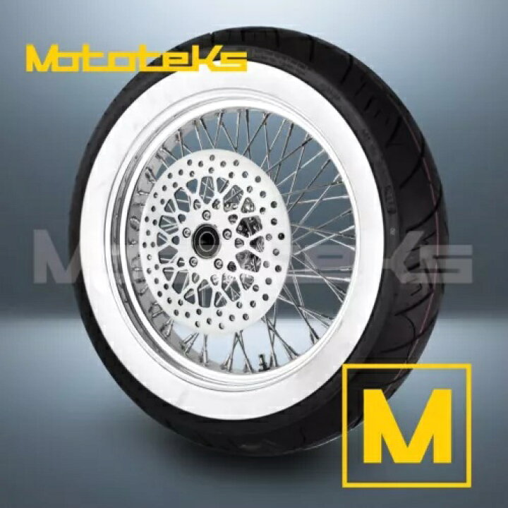楽天市場】18X4.25 60 スポーク ホイール ステンレス ハーレー 