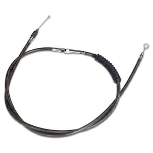 =+3�C���` �X���[�L�[�u���b�N�ґg�N���b�`�P�[�u�� �n�[���[�_�C�i 2000-05�A�\�t�e�C�� 1987-2006�p +3 Smoky Black Braided Clutch Cable for Harley Dyna 2000-05, Softail 1987-2006 �y���s�A���i�z