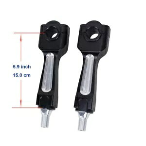 6 C` ubN CU[ Nv Lbg n[[ \teC XvK[ obh{[C 1.0 C` nho[p 6" Black Riser Clamp Kit for Harley Softail Springer Bad Boy 1.0 inch Handlebar