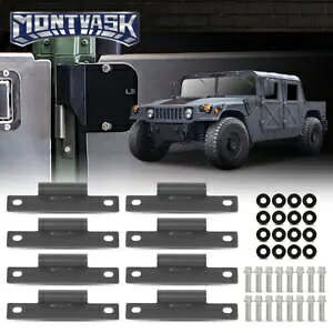 �O���[�� �~���^���[ �n���r�[ X �h�A���t���q���W �n�[�t - 4 �h�A �n���K�[ M998 12338650 Green Military Humvee X-Door Mounting Hinge Half - 4 Door Hangers M998 12338650