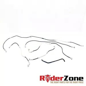 2012 - 2014 �h�D�J�e�B 1199 1199S ABS ���C���z�[�X�X�`�[���ґg�R���v���[�g�Z�b�g�z�[�X OE 2012 - 2014 DUCATI 1199 1199S ABS LINES HOSES STEEL BRAIDED COMPLETE SET HOSE OE �y���s�A���i�z