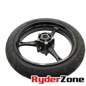 2006 2007 XYL GSXR600 GSXR750 tg zC[  ubN  ^C *킸Ȃւ* 2006 2007 SUZUKI GSXR600 GSXR750 FRONT WHEEL RIM BLACK RIM TIRE *SLIGHT DENT*
