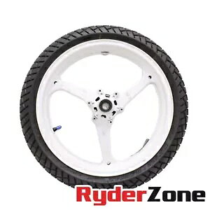 2005 2006 z_ CBR600RR tg zC[ zCg  Xg[g C ^C ݌ 2005 2006 HONDA CBR600RR FRONT WHEEL WHITE RIM STRAIGHT RAIN TIRE STOCK