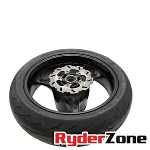 2006 2007 �X�Y�L GSXR600 GSXR750 ��� �X�g���[�g ���� �u���b�N �_�����b�v �^�C�� 2006 2007 SUZUKI GSXR600 GSXR750 REAR WHEEL STRAIGHT RIM BLACK DUNLOP TIRE