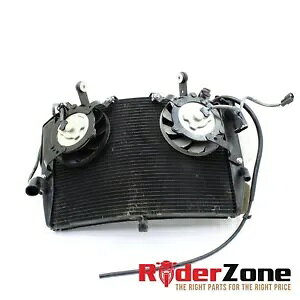 2007 2008 ���}�n YZF R1 ���W�G�[�^�[ �G���W����p�V�X�e�� ���W�G�[�^�[ �t�@�� �u���b�N 2007 2008 YAMAHA YZF R1 RADIATOR ENGINE COOLING SYSYSTEM RADIATER FANS BLACK �y���s�A���i�z