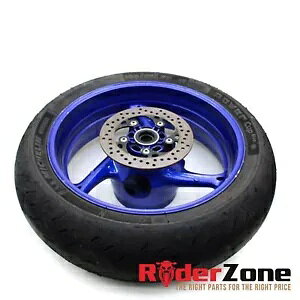 2008 2009 XYL GSXR600 GSXR750 փ~V gbN ^C u[ Xg[g 2008 2009 SUZUKI GSXR600 GSXR750 REAR WHEEL MICHELIN TRACK TIRE BLUE STRAIGHT
