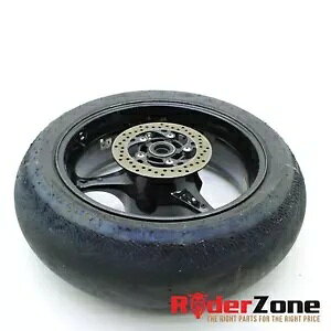 2005 - 2008 XYL GSXR1000 AzC[ obN  [^[ s ^C [X XbN 2005 - 2008 SUZUKI GSXR1000 REAR WHEEL BACK RIM ROTOR PIRELLI TIRE RACE SLICK