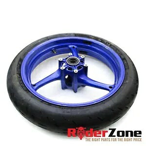 2008 2009 XYL GSXR600 GSXR750 tgzC[ u[ Xg[g ~V ^C 2008 2009 SUZUKI GSXR600 GSXR750 FRONT WHEEL BLUE RIM STRAIGHT MICHELIN TIRE