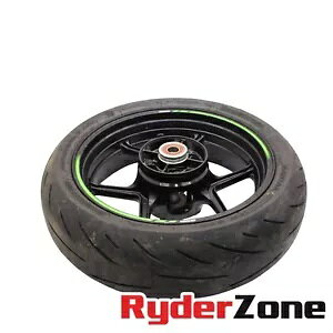 2019 - 2023 JTL jW ZX6R  ubN  Xg[g uaXg ^C 2019 - 2023 KAWASAKI NINJA ZX6R REAR WHEEL BLACK RIM STRAIGHT BRIDGESTONE TIRE