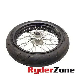 2008 - 2011 KTM 690 SMC tg zC[ ubN  zC[ _bv ^C Xg[g 2008 - 2011 KTM 690 SMC FRONT WHEEL BLACK RIM WHEEL DUNLOP TIRE STRAIGHT