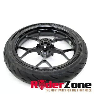 2017 - 2019 z_ CBR1000RR tg zC[  ubN Xg[g ~V ^C 2017 - 2019 HONDA CBR1000RR FRONT WHEEL RIM BLACK STRAIGHT MICHELIN TIRE