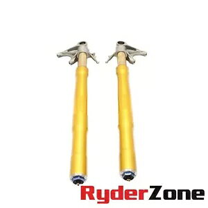 2018 - 2024 �h�D�J�e�B �p�j�K�[�� V4S �I�[�����Y �t�H�[�N �V���b�N �t�����g �T�X�y���V���� �Z�b�g �S�[���h 2018 - 2024 DUCATI PANIGALE V4S OHLINS FORKS SHOCK FRONT SUSPENSION SET GOLD